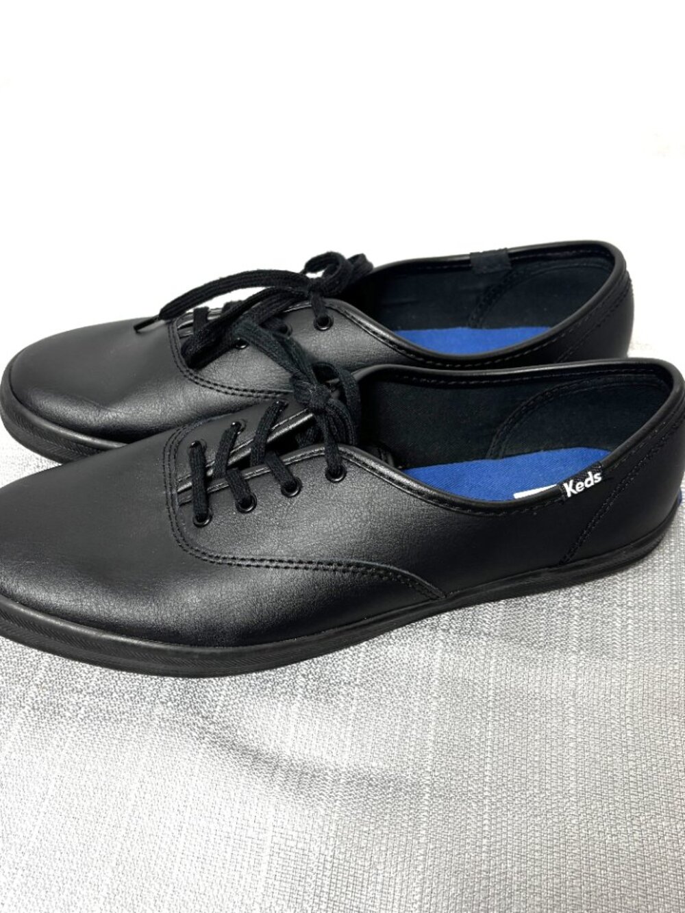 Keds Champion Originals Sneakers Black Leather WH45780  - US 9.5 - Picture 3 of 13